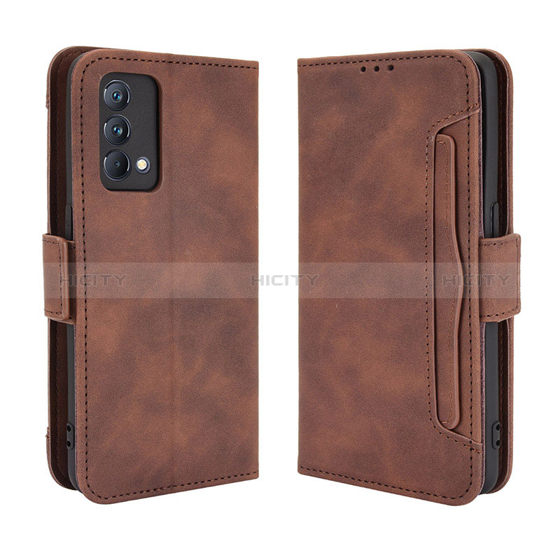 Funda de Cuero Cartera con Soporte Carcasa BY3 para Realme GT Master 5G Marron