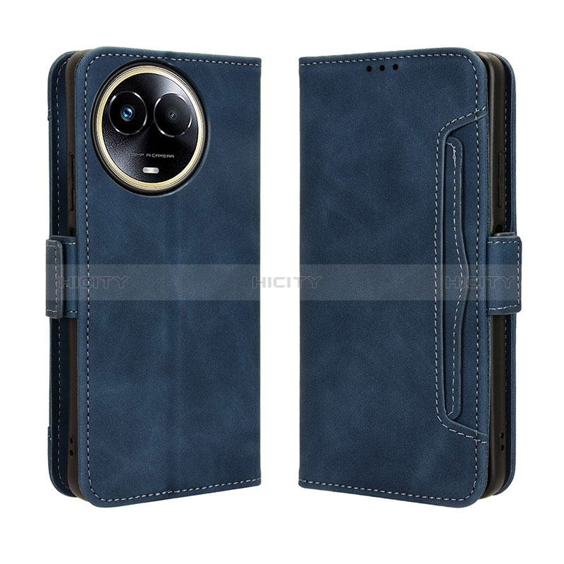 Funda de Cuero Cartera con Soporte Carcasa BY3 para Realme V50 5G Azul