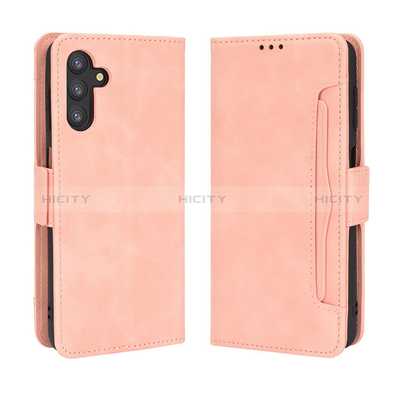 Funda de Cuero Cartera con Soporte Carcasa BY3 para Samsung Galaxy A04s Rosa