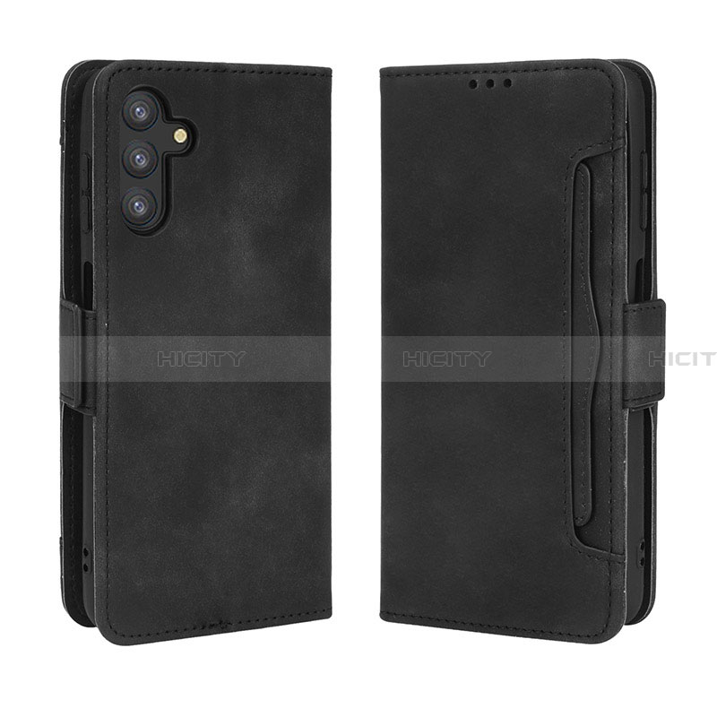 Funda de Cuero Cartera con Soporte Carcasa BY3 para Samsung Galaxy A13 5G Negro