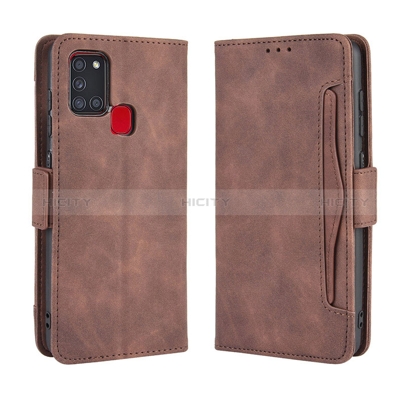 Funda de Cuero Cartera con Soporte Carcasa BY3 para Samsung Galaxy A21s