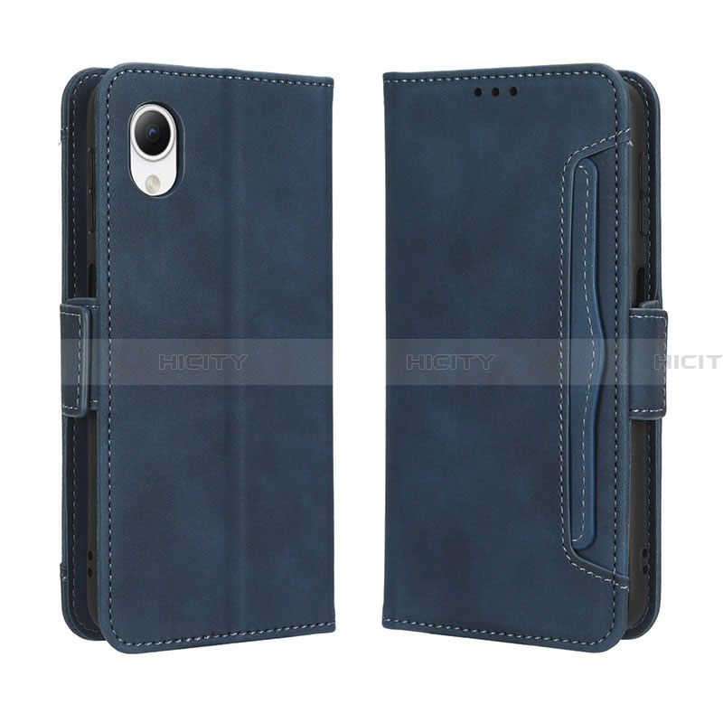 Funda de Cuero Cartera con Soporte Carcasa BY3 para Samsung Galaxy A23 5G SC-56C Azul