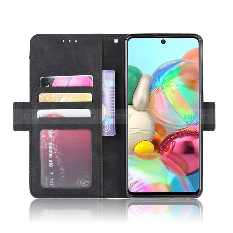 Funda de Cuero Cartera con Soporte Carcasa BY3 para Samsung Galaxy A81