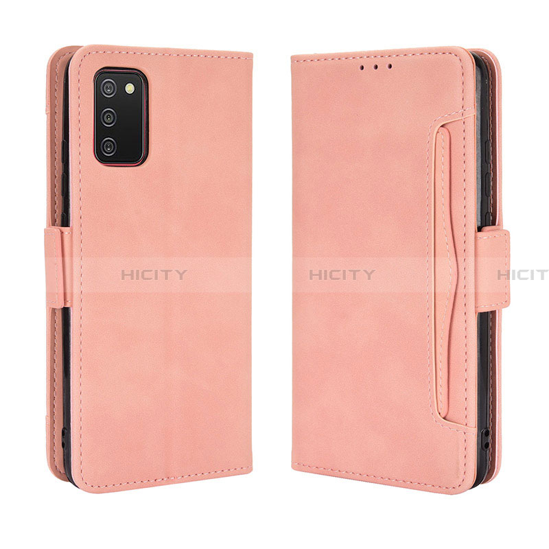 Funda de Cuero Cartera con Soporte Carcasa BY3 para Samsung Galaxy F02S SM-E025F