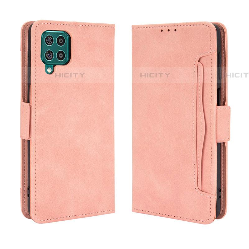 Funda de Cuero Cartera con Soporte Carcasa BY3 para Samsung Galaxy F62 5G Rosa