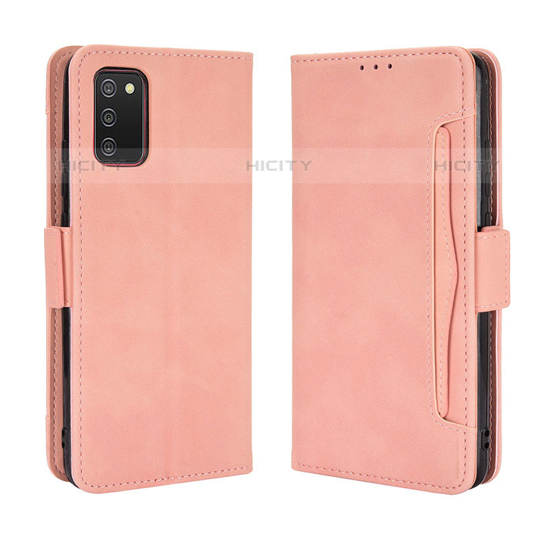 Funda de Cuero Cartera con Soporte Carcasa BY3 para Samsung Galaxy M02s