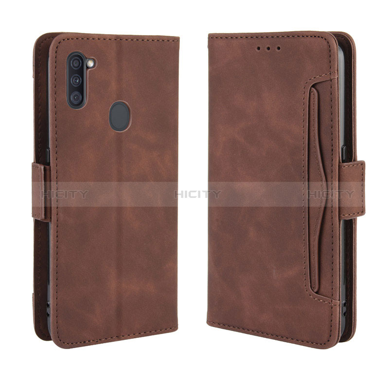 Funda de Cuero Cartera con Soporte Carcasa BY3 para Samsung Galaxy M11