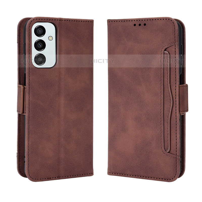 Funda de Cuero Cartera con Soporte Carcasa BY3 para Samsung Galaxy M23 5G Marron