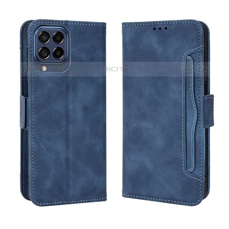 Funda de Cuero Cartera con Soporte Carcasa BY3 para Samsung Galaxy M53 5G Azul