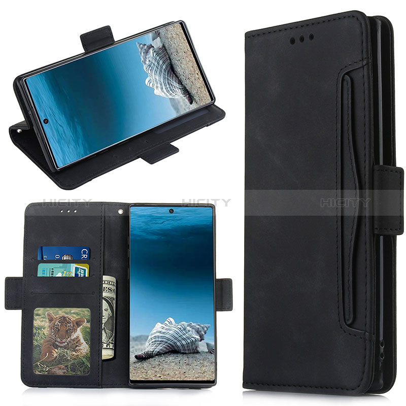 Funda de Cuero Cartera con Soporte Carcasa BY3 para Samsung Galaxy Note 10 Plus 5G