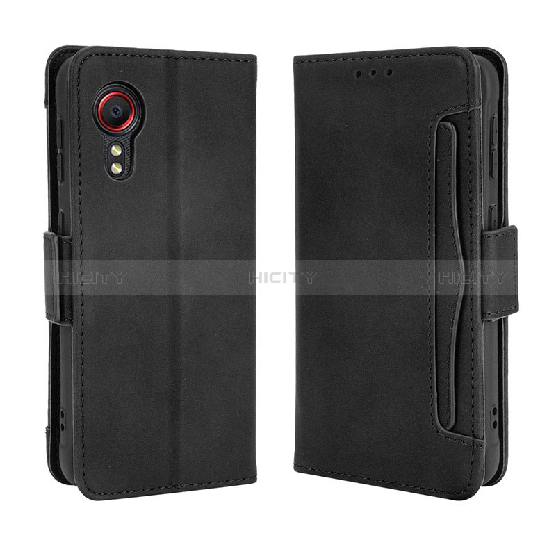 Funda de Cuero Cartera con Soporte Carcasa BY3 para Samsung Galaxy XCover 5 SM-G525F