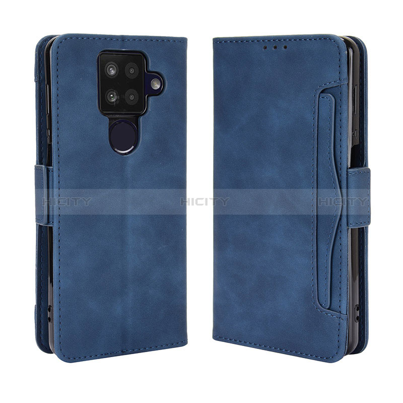 Funda de Cuero Cartera con Soporte Carcasa BY3 para Sharp Aquos Sense4 Plus