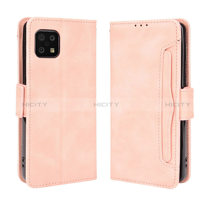 Funda de Cuero Cartera con Soporte Carcasa BY3 para Sharp Aquos Sense6s