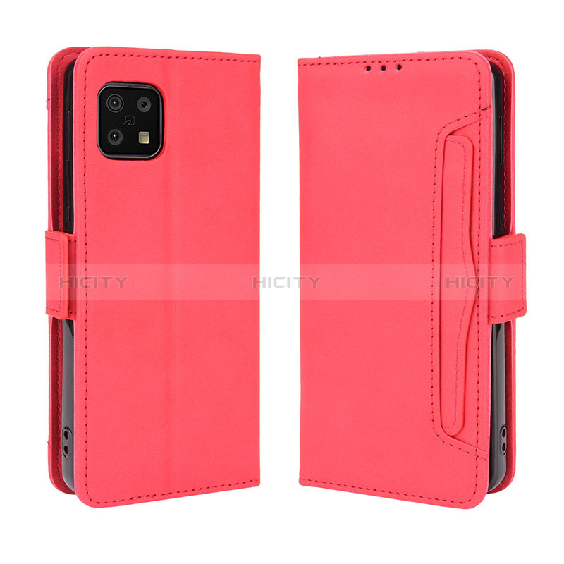 Funda de Cuero Cartera con Soporte Carcasa BY3 para Sharp Aquos Sense6s