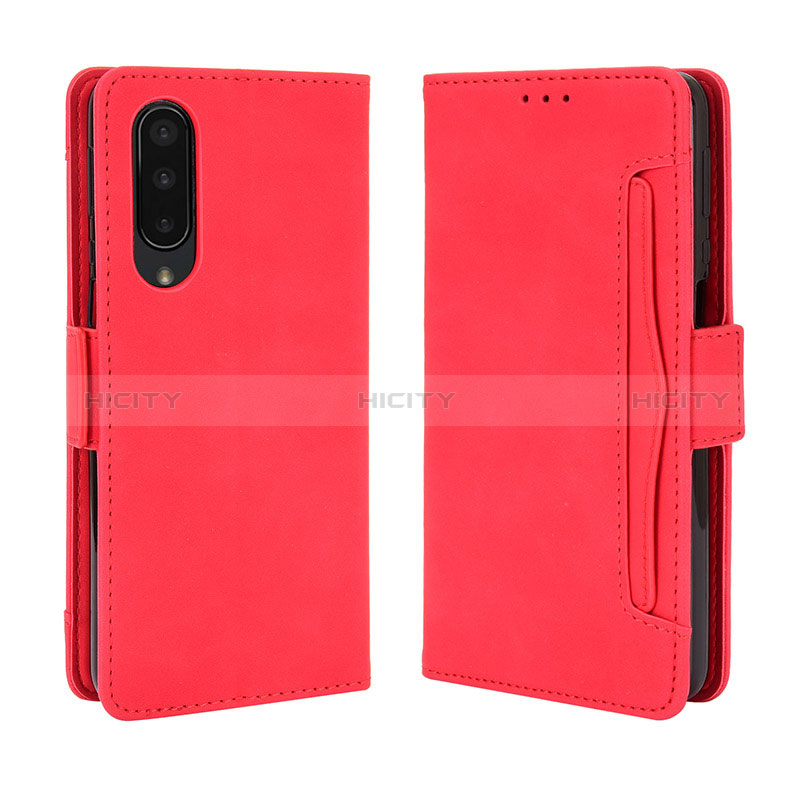 Funda de Cuero Cartera con Soporte Carcasa BY3 para Sharp Aquos Zero5G basic