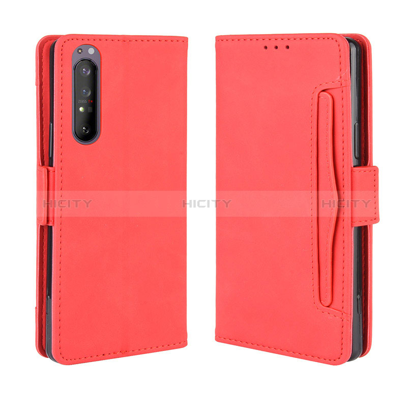 Funda de Cuero Cartera con Soporte Carcasa BY3 para Sony Xperia 1 II