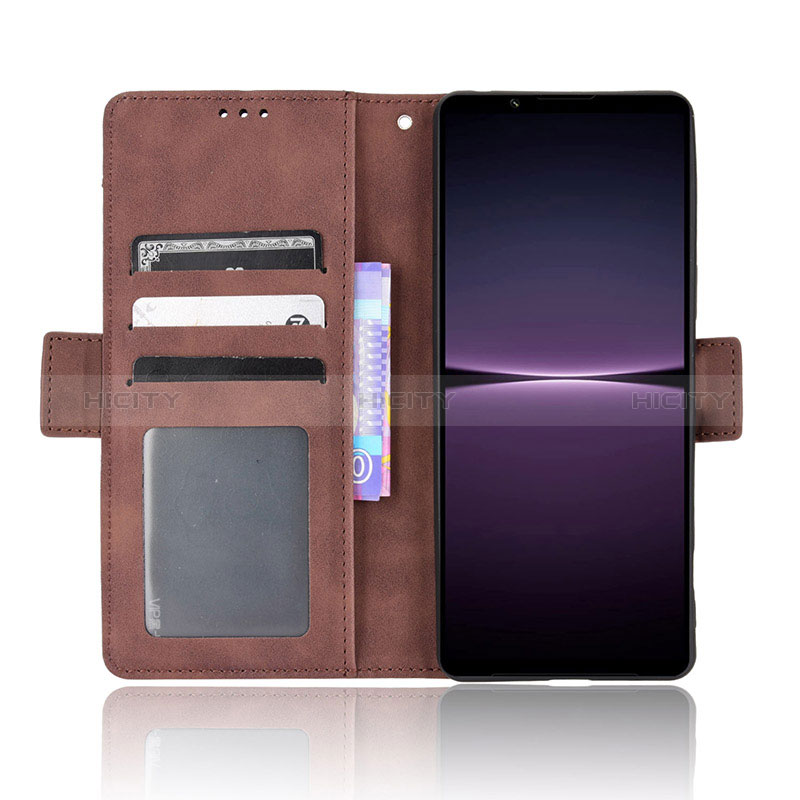 Funda de Cuero Cartera con Soporte Carcasa BY3 para Sony Xperia 1 IV