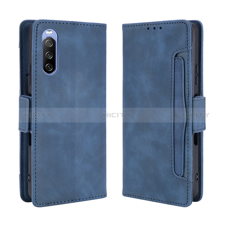 Funda de Cuero Cartera con Soporte Carcasa BY3 para Sony Xperia 10 III