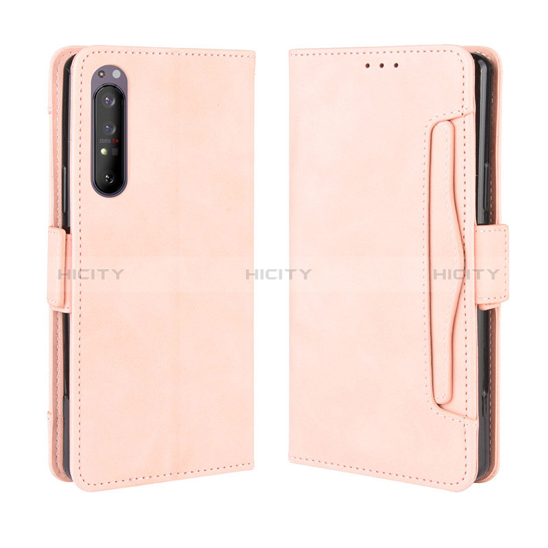 Funda de Cuero Cartera con Soporte Carcasa BY3 para Sony Xperia 5 II