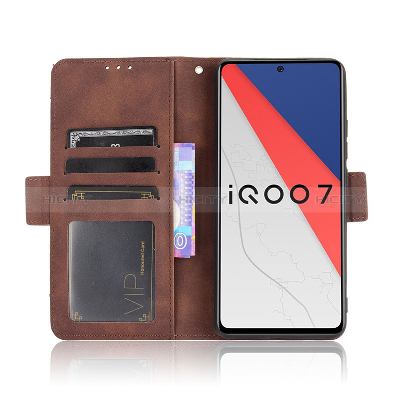 Funda de Cuero Cartera con Soporte Carcasa BY3 para Vivo iQOO 7 5G