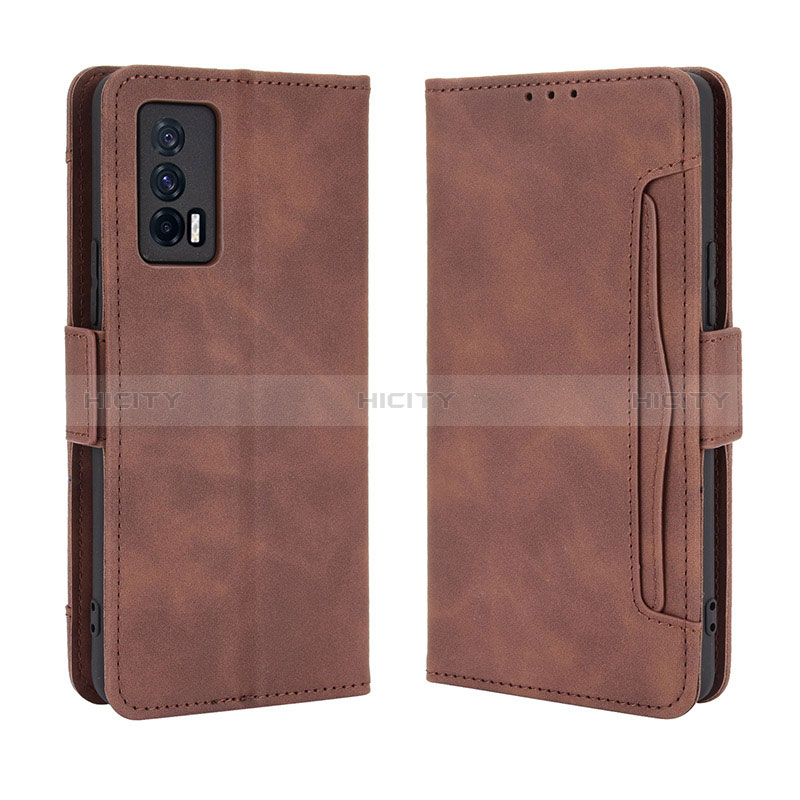 Funda de Cuero Cartera con Soporte Carcasa BY3 para Vivo iQOO 7 India 5G