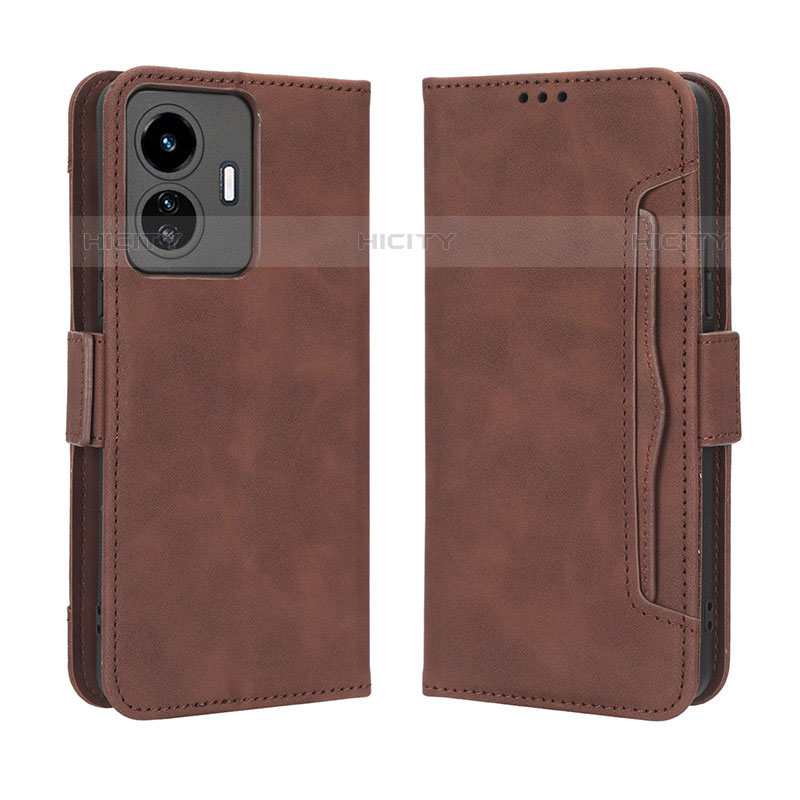 Funda de Cuero Cartera con Soporte Carcasa BY3 para Vivo iQOO Z6 Lite 5G