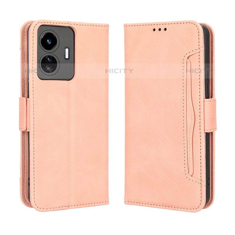 Funda de Cuero Cartera con Soporte Carcasa BY3 para Vivo iQOO Z6 Lite 5G