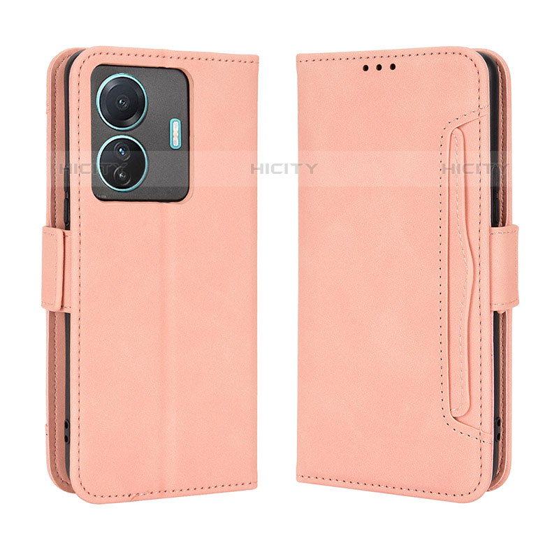 Funda de Cuero Cartera con Soporte Carcasa BY3 para Vivo iQOO Z6 Pro 5G