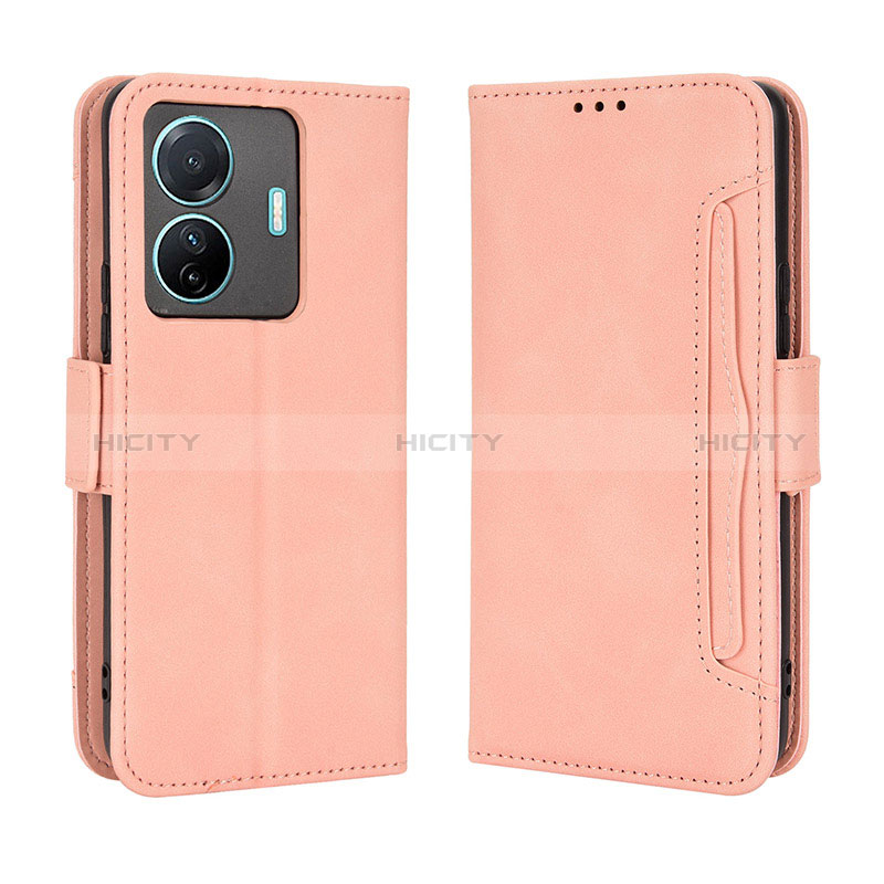 Funda de Cuero Cartera con Soporte Carcasa BY3 para Vivo T1 5G