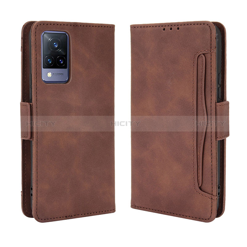 Funda de Cuero Cartera con Soporte Carcasa BY3 para Vivo V21 5G