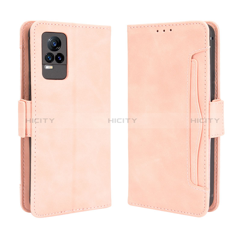 Funda de Cuero Cartera con Soporte Carcasa BY3 para Vivo V21e 4G