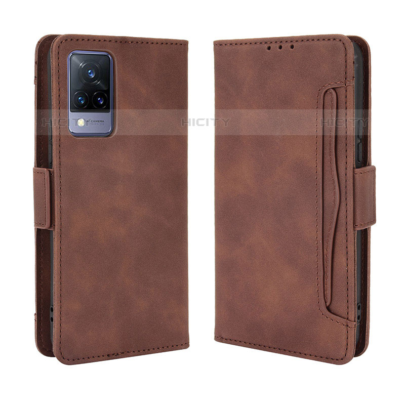 Funda de Cuero Cartera con Soporte Carcasa BY3 para Vivo V21s 5G