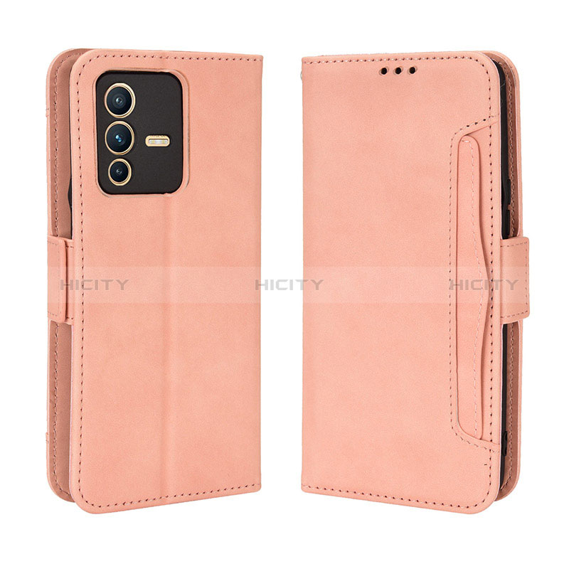 Funda de Cuero Cartera con Soporte Carcasa BY3 para Vivo V23 5G