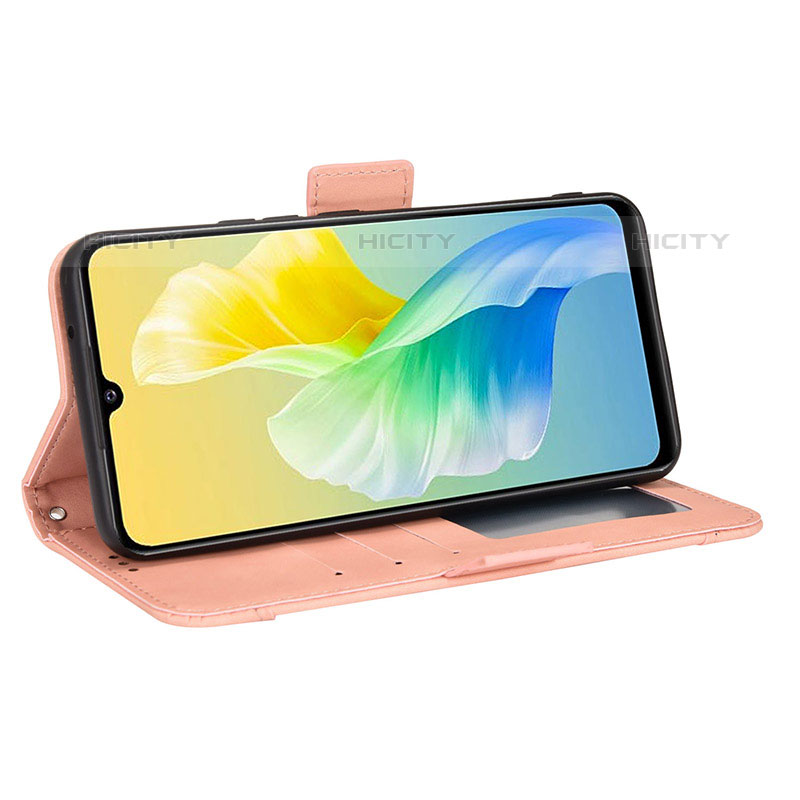 Funda de Cuero Cartera con Soporte Carcasa BY3 para Vivo V23e 5G