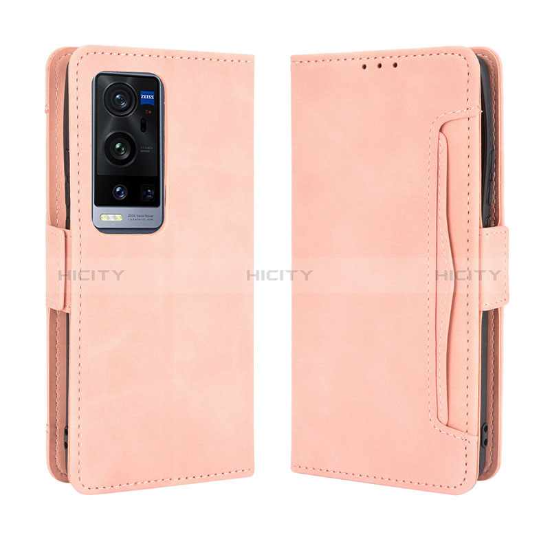 Funda de Cuero Cartera con Soporte Carcasa BY3 para Vivo X60 Pro+ Plus 5G