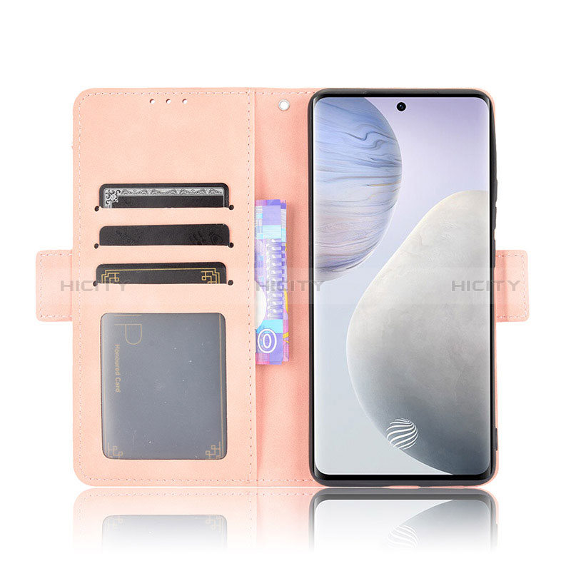 Funda de Cuero Cartera con Soporte Carcasa BY3 para Vivo X60 Pro+ Plus 5G