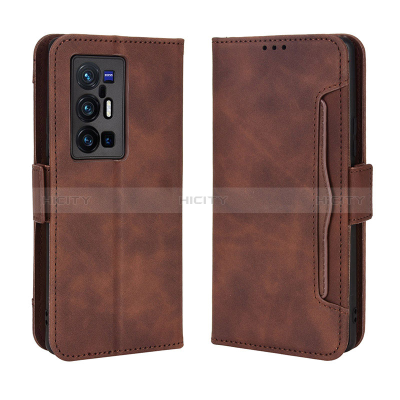 Funda de Cuero Cartera con Soporte Carcasa BY3 para Vivo X70 Pro+ Plus 5G