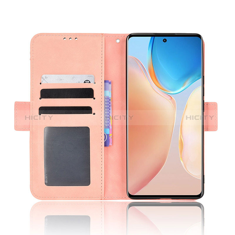 Funda de Cuero Cartera con Soporte Carcasa BY3 para Vivo X70 Pro+ Plus 5G