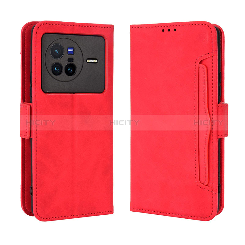 Funda de Cuero Cartera con Soporte Carcasa BY3 para Vivo X80 5G