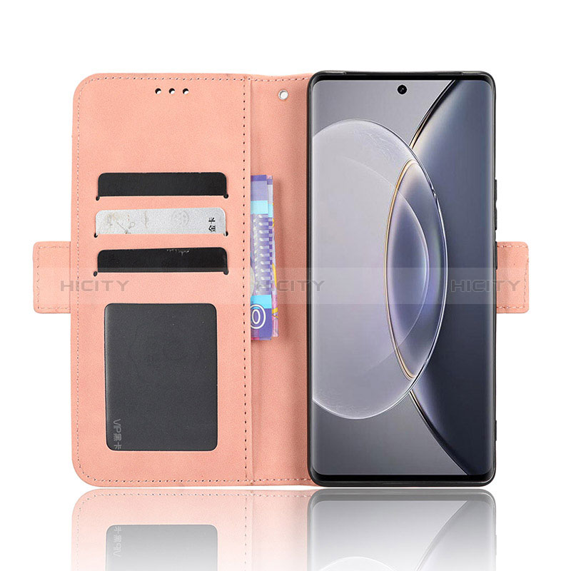 Funda de Cuero Cartera con Soporte Carcasa BY3 para Vivo X90 Pro+ Plus 5G