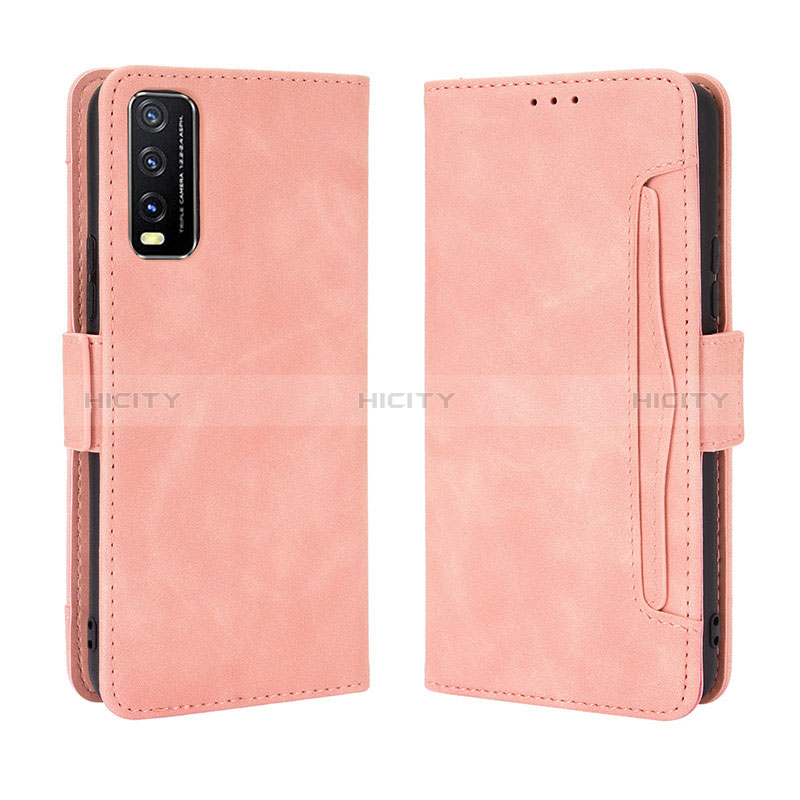 Funda de Cuero Cartera con Soporte Carcasa BY3 para Vivo Y20s G