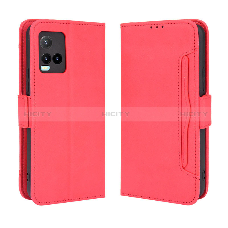 Funda de Cuero Cartera con Soporte Carcasa BY3 para Vivo Y21G