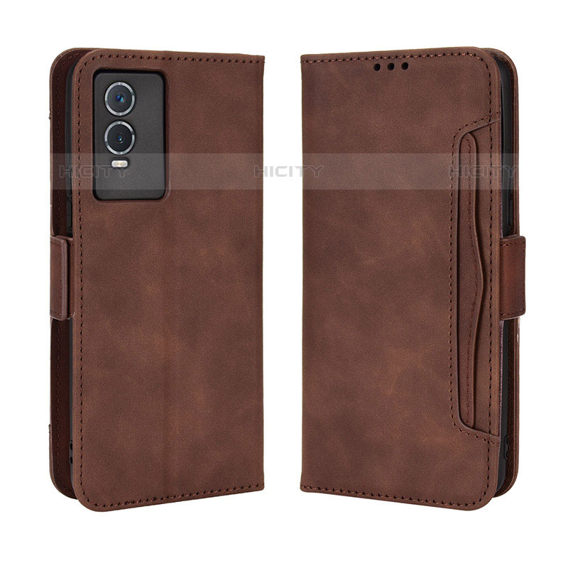 Funda de Cuero Cartera con Soporte Carcasa BY3 para Vivo Y74s 5G