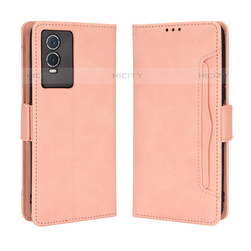 Funda de Cuero Cartera con Soporte Carcasa BY3 para Vivo Y74s 5G