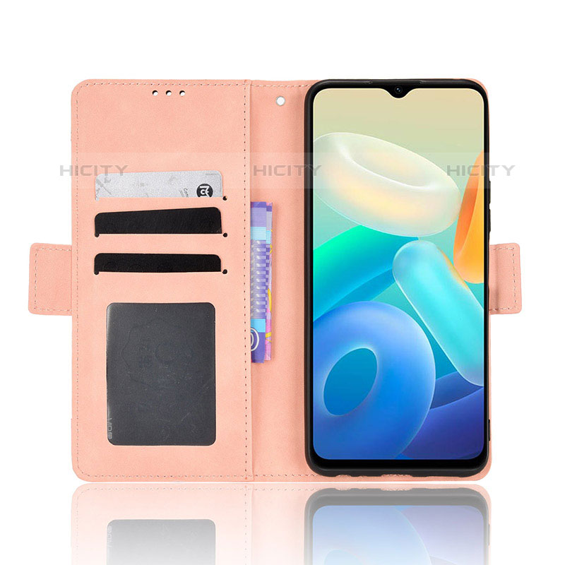 Funda de Cuero Cartera con Soporte Carcasa BY3 para Vivo Y74s 5G