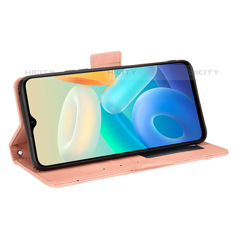 Funda de Cuero Cartera con Soporte Carcasa BY3 para Vivo Y74s 5G