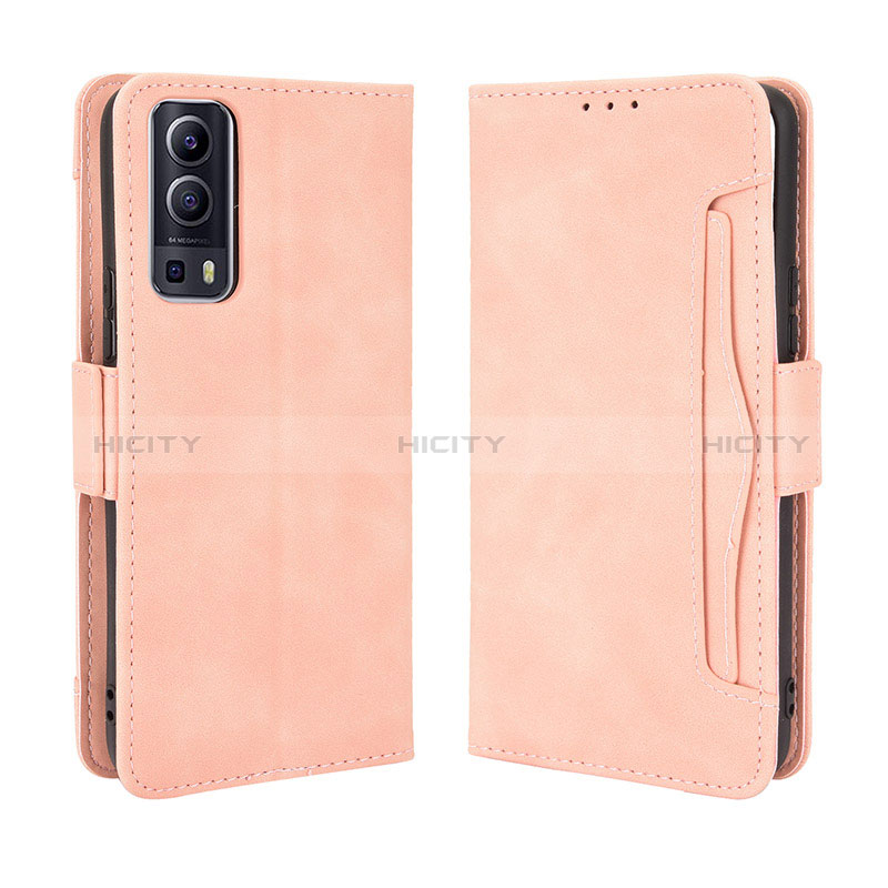 Funda de Cuero Cartera con Soporte Carcasa BY3 para Vivo Y75s 5G