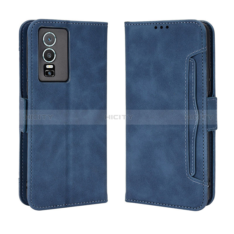 Funda de Cuero Cartera con Soporte Carcasa BY3 para Vivo Y76 5G