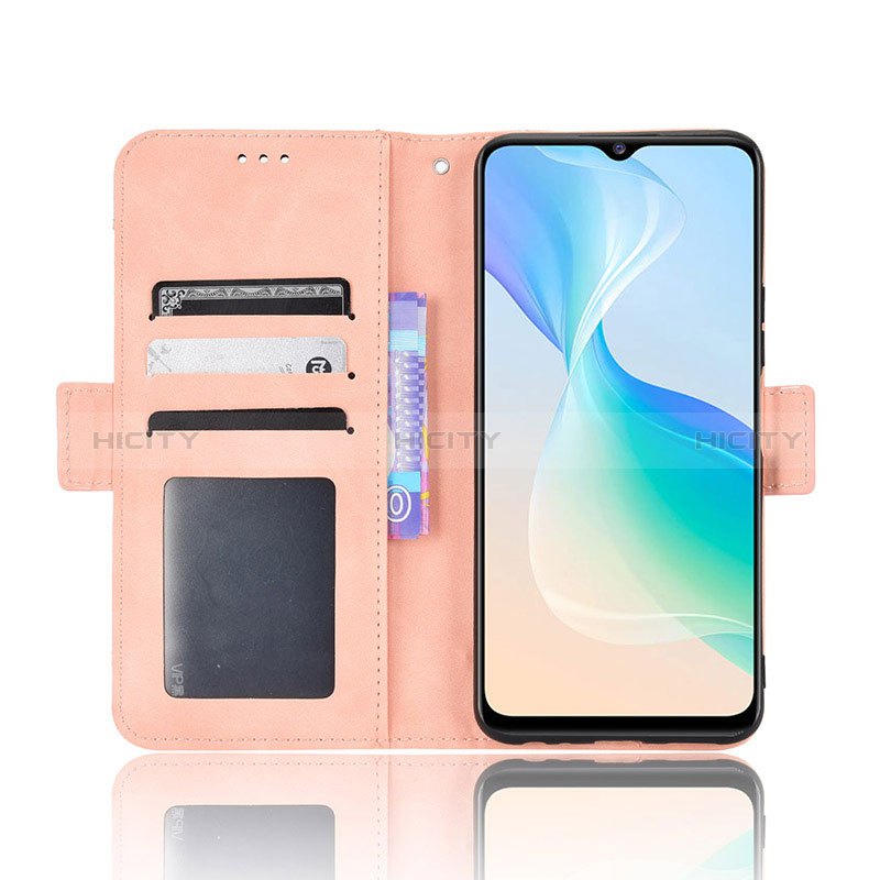 Funda de Cuero Cartera con Soporte Carcasa BY3 para Vivo Y76 5G