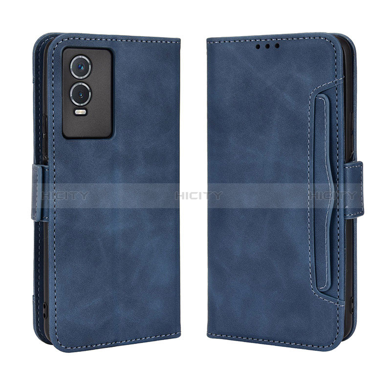 Funda de Cuero Cartera con Soporte Carcasa BY3 para Vivo Y76s 5G